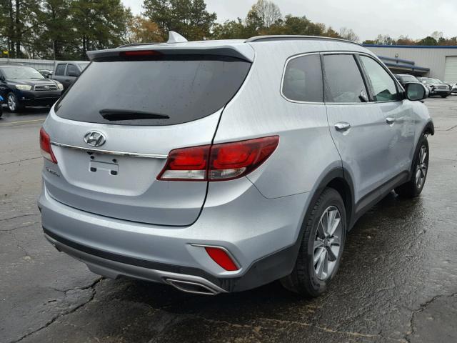 KM8SM4HF4JU276443 - 2018 HYUNDAI SANTA FE S SILVER photo 4