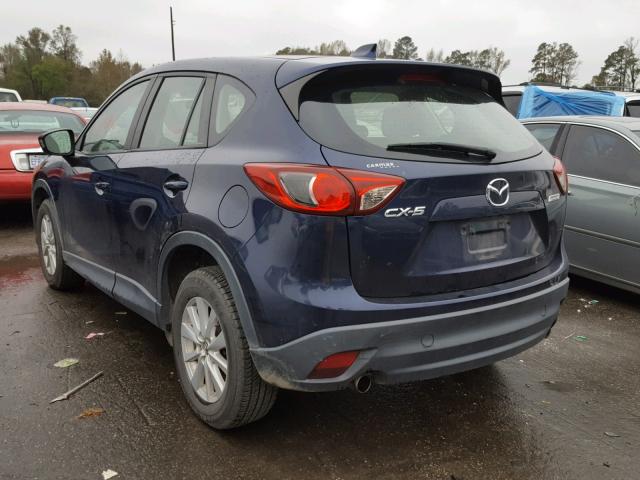 JM3KE2BE5E0378828 - 2014 MAZDA CX-5 SPORT BLUE photo 3