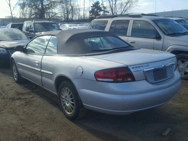 1C3EL55R35N625220 - 2005 CHRYSLER SEBRING TO SILVER photo 3