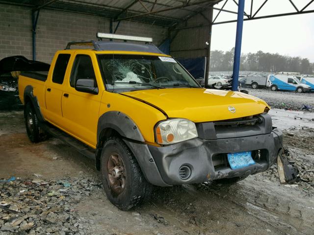 1N6ED29X82C378443 - 2002 NISSAN FRONTIER C YELLOW photo 1