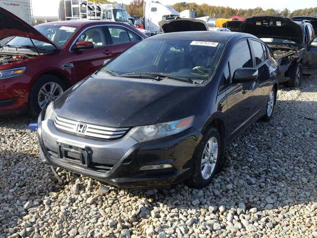 JHMZE2H74AS000805 - 2010 HONDA INSIGHT EX BLACK photo 2