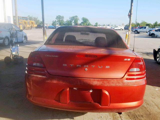 1B3EL36X14N173149 - 2004 DODGE ALL MODELS RED photo 10