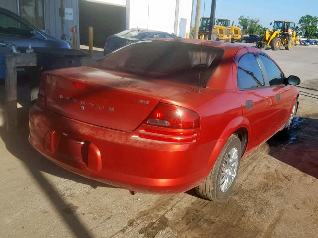 1B3EL36X14N173149 - 2004 DODGE ALL MODELS RED photo 4