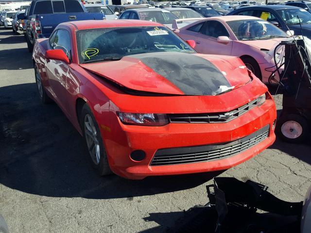 2G1FB1E36F9146956 - 2015 CHEVROLET CAMARO LS RED photo 1