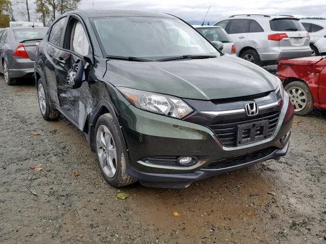 3CZRU6H52GM753514 - 2016 HONDA HR-V EX GREEN photo 1