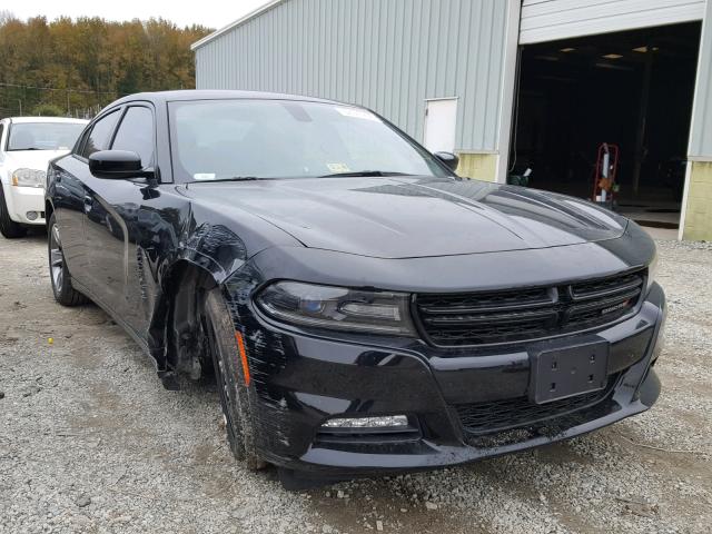 2C3CDXHG0HH634707 - 2017 DODGE CHARGER SX BLACK photo 1