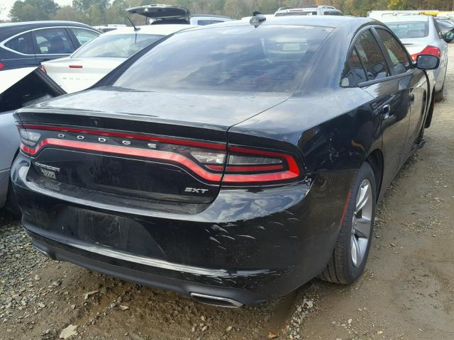 2C3CDXHG0HH634707 - 2017 DODGE CHARGER SX BLACK photo 4