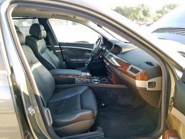 WBAHN83516DT28827 - 2006 BMW 750 LI GRAY photo 5