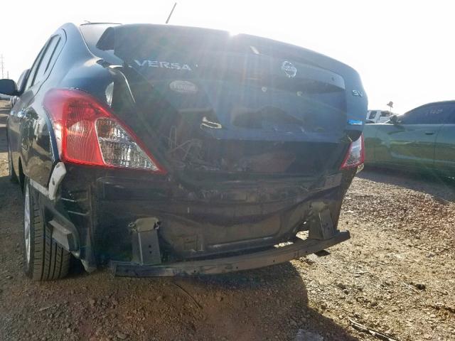 3N1CN7AP4CL826587 - 2012 NISSAN VERSA S BLACK photo 9