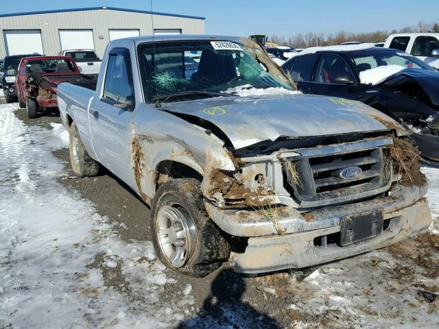 1FTYR10D85PA94645 - 2005 FORD RANGER SILVER photo 1