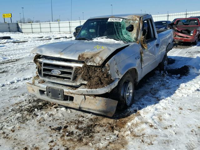 1FTYR10D85PA94645 - 2005 FORD RANGER SILVER photo 2