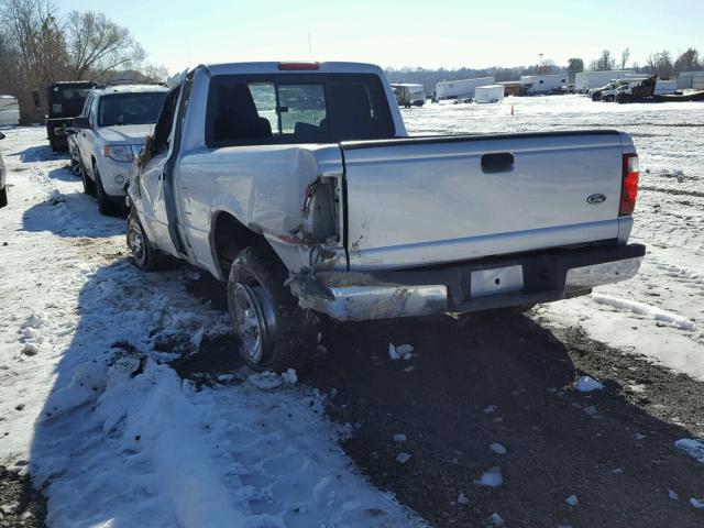 1FTYR10D85PA94645 - 2005 FORD RANGER SILVER photo 3