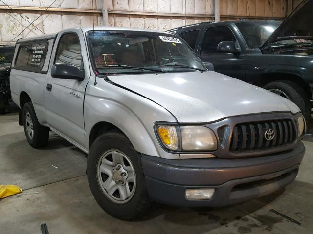 5TENL42N43Z160500 - 2003 TOYOTA TACOMA SILVER photo 1