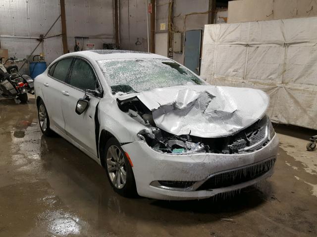 1C3CCCAB7FN671672 - 2015 CHRYSLER 200 LIMITE WHITE photo 1