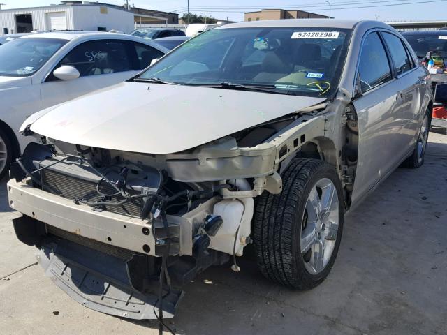 1G1ZC5E06CF288735 - 2012 CHEVROLET MALIBU 1LT BEIGE photo 2