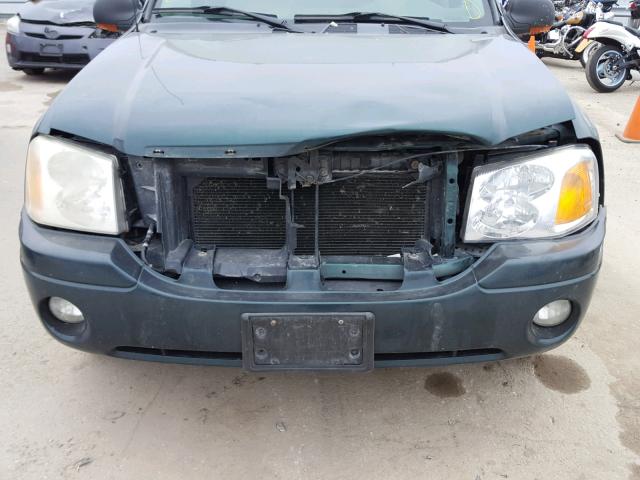 1GKDT13S252214371 - 2005 GMC ENVOY GREEN photo 9