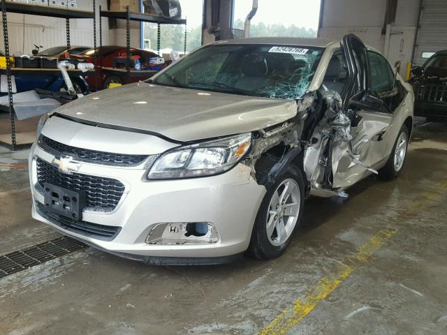 1G11B5SL6FF250571 - 2015 CHEVROLET MALIBU LS TAN photo 2