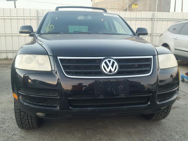 WVGZC67L74D002078 - 2004 VOLKSWAGEN TOUAREG 3. BLACK photo 9