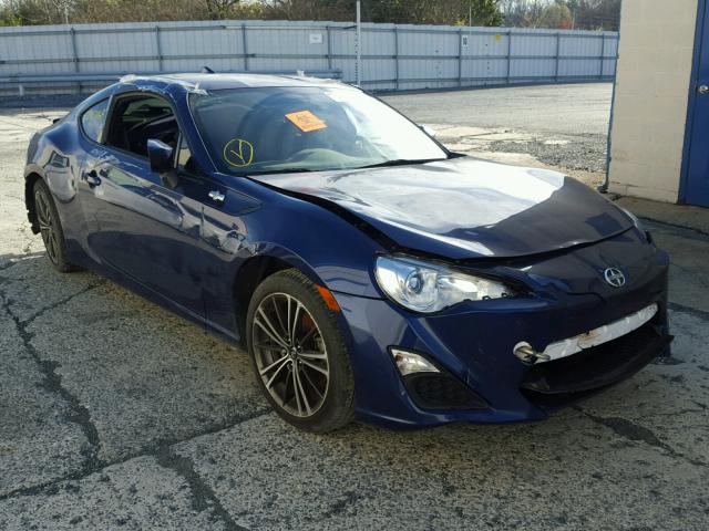 JF1ZNAA16G9708786 - 2016 TOYOTA SCION FR-S BLUE photo 1