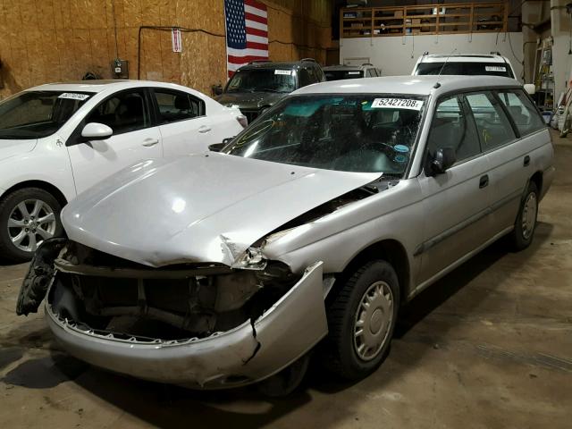 4S3BK6350S6360141 - 1995 SUBARU LEGACY L/O SILVER photo 2