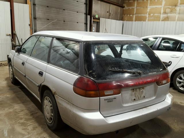 4S3BK6350S6360141 - 1995 SUBARU LEGACY L/O SILVER photo 3