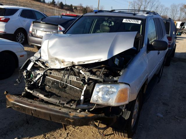 1GKDT13S152388030 - 2005 GMC ENVOY SILVER photo 2