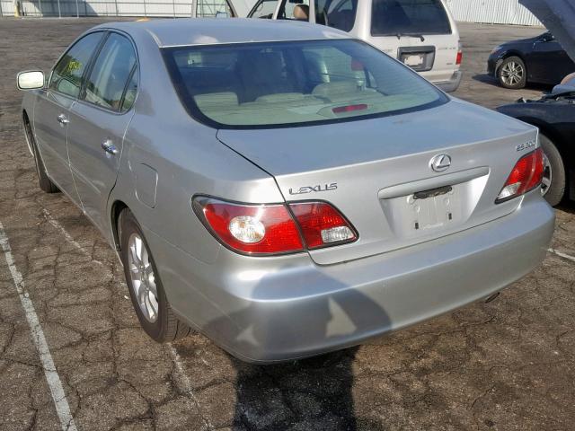 JTHBF30G130098304 - 2003 LEXUS ES 300 SILVER photo 3