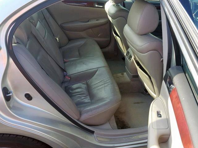 JTHBF30G130098304 - 2003 LEXUS ES 300 SILVER photo 6