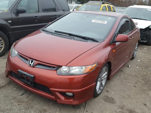 2hgfg21576h703645 2006 Honda Civic Si Burgundy Price History