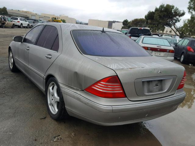 WDBNG70J64A417365 - 2004 MERCEDES-BENZ S 430 SILVER photo 3