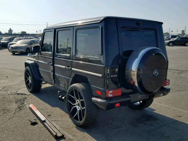 WDCYR49E83X139877 - 2003 MERCEDES-BENZ G 500 BLACK photo 3