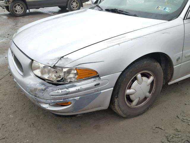 1G4HP54K6Y4104175 - 2000 BUICK LESABRE CU SILVER photo 9