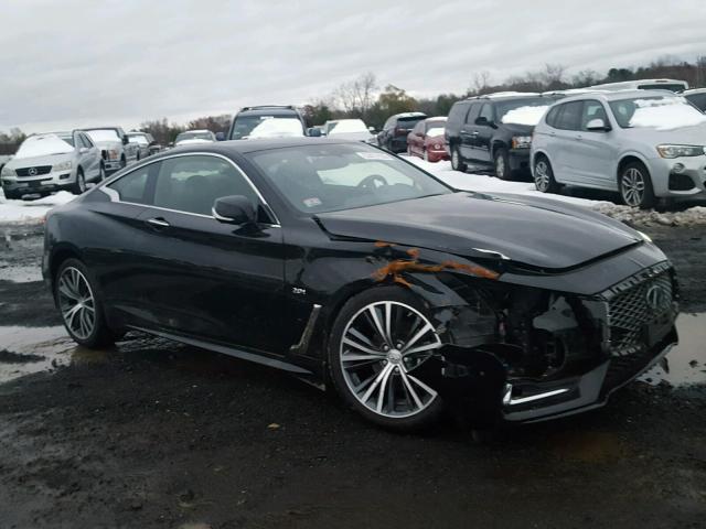 JN1CV7EL2HM321166 - 2017 INFINITI Q60 BASE BLACK photo 1