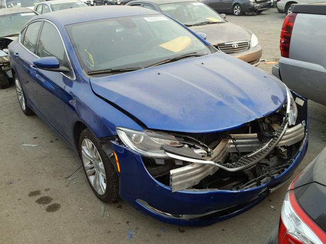 1C3CCCAB9FN730270 - 2015 CHRYSLER 200 LIMITE BLUE photo 1