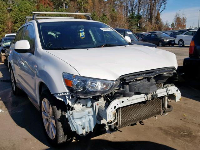 4A4AP3AU2EE008557 - 2014 MITSUBISHI OUTLANDER WHITE photo 1