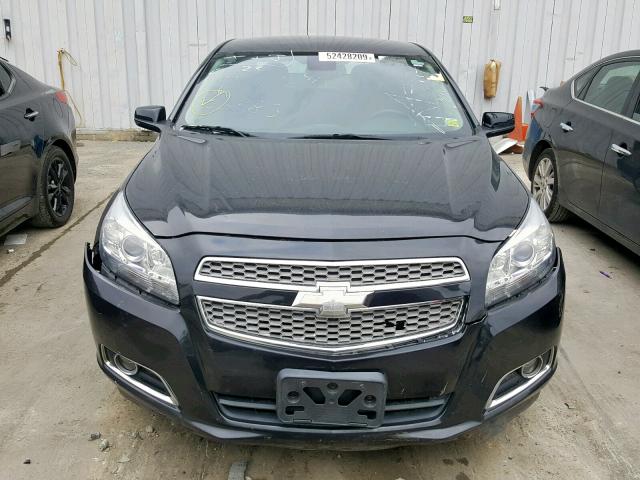1G11H5SA5DF311080 - 2013 CHEVROLET MALIBU LTZ შავი ფოტო 9