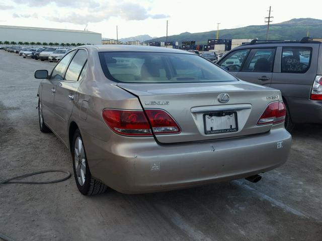 JTHBA30G855095601 - 2005 LEXUS ES 330 TAN photo 3