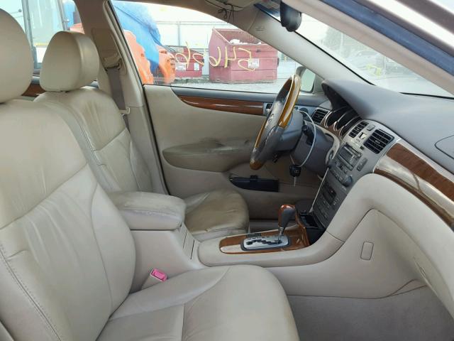 JTHBA30G855095601 - 2005 LEXUS ES 330 TAN photo 5