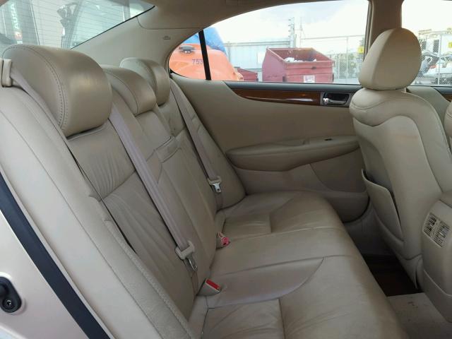 JTHBA30G855095601 - 2005 LEXUS ES 330 TAN photo 6