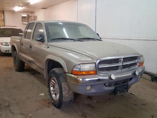 1B7HG48N62S665028 - 2002 DODGE DAKOTA QUA BEIGE photo 1