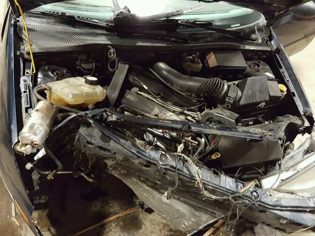 1FAFP38352W190129 - 2002 FORD FOCUS ZTS BLUE photo 7