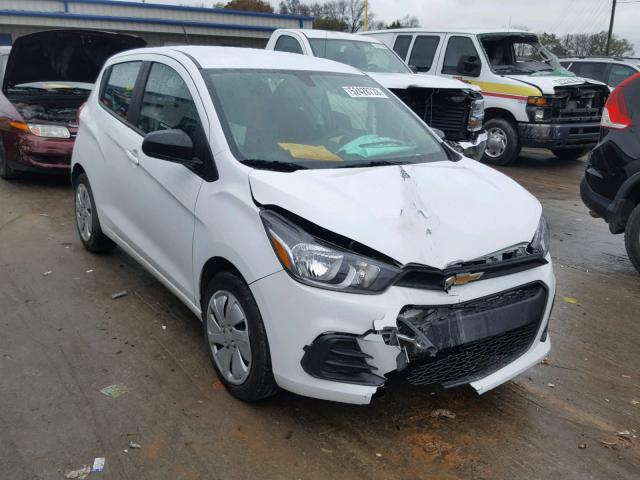 KL8CB6SA1HC813995 - 2017 CHEVROLET SPARK LS WHITE photo 1