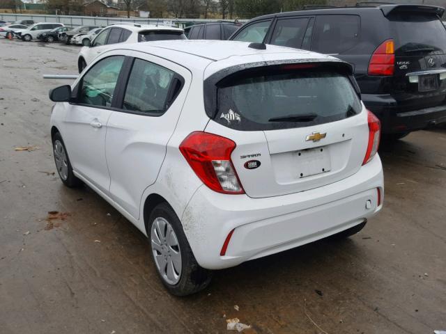 KL8CB6SA1HC813995 - 2017 CHEVROLET SPARK LS WHITE photo 3