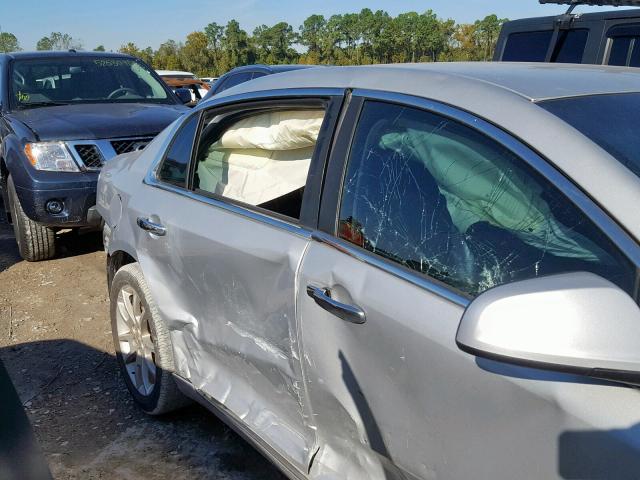 1G1ZE5EU8BF192570 - 2011 CHEVROLET MALIBU LTZ ნაცრისფერი ფოტო 9