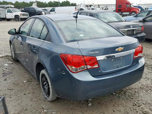 1G1PC5SH2C7235073 - 2012 CHEVROLET CRUZE LS BLUE photo 3