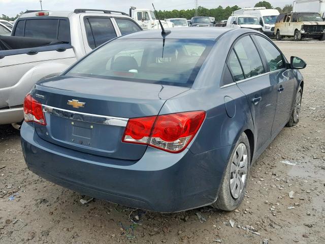 1G1PC5SH2C7235073 - 2012 CHEVROLET CRUZE LS BLUE photo 4