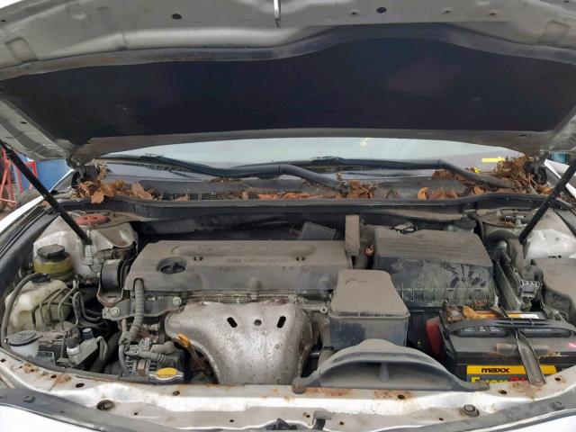 4T1BE46K39U322126 - 2009 TOYOTA CAMRY BASE SILVER photo 7