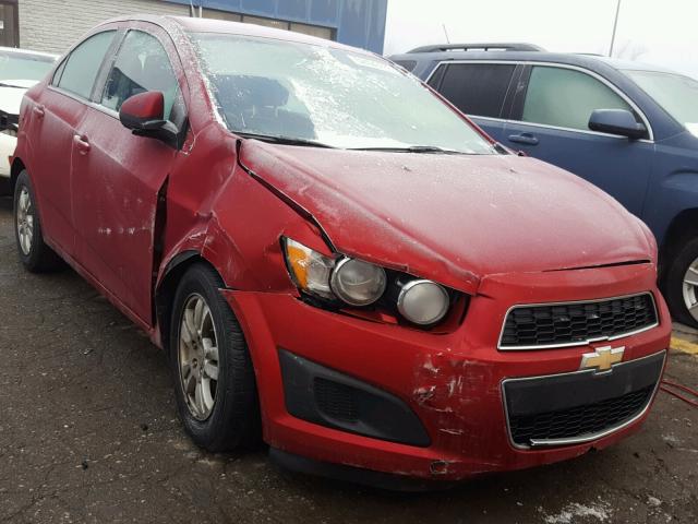 1G1JA5SH1C4134913 - 2012 CHEVROLET SONIC LS 栗色 照片 1