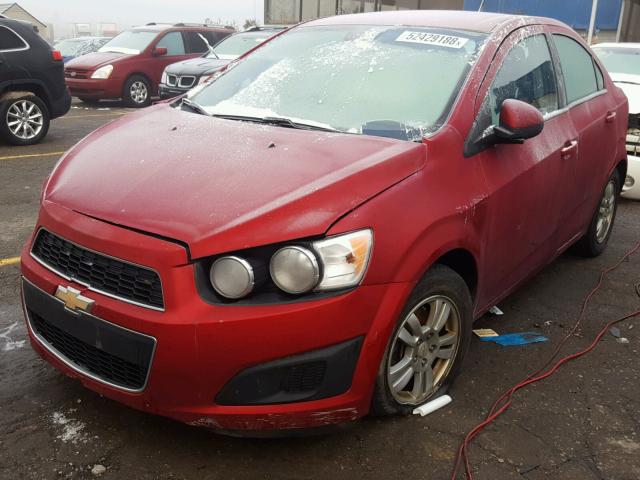 1G1JA5SH1C4134913 - 2012 CHEVROLET SONIC LS 栗色 照片 2