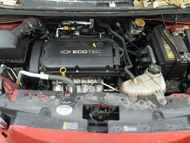 1G1JA5SH1C4134913 - 2012 CHEVROLET SONIC LS 栗色 照片 7